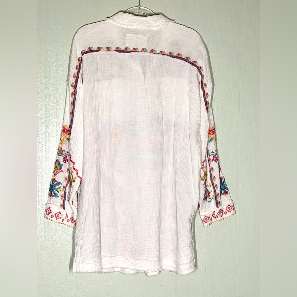NWT Johnny Was Toyah Embroidered Blouse Top Sz XL - Picture 8 of 11